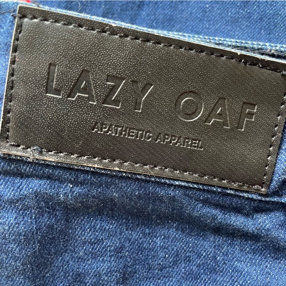 Lazy Oaf Rainbow Dotted Jeans - Picture 7 of 9